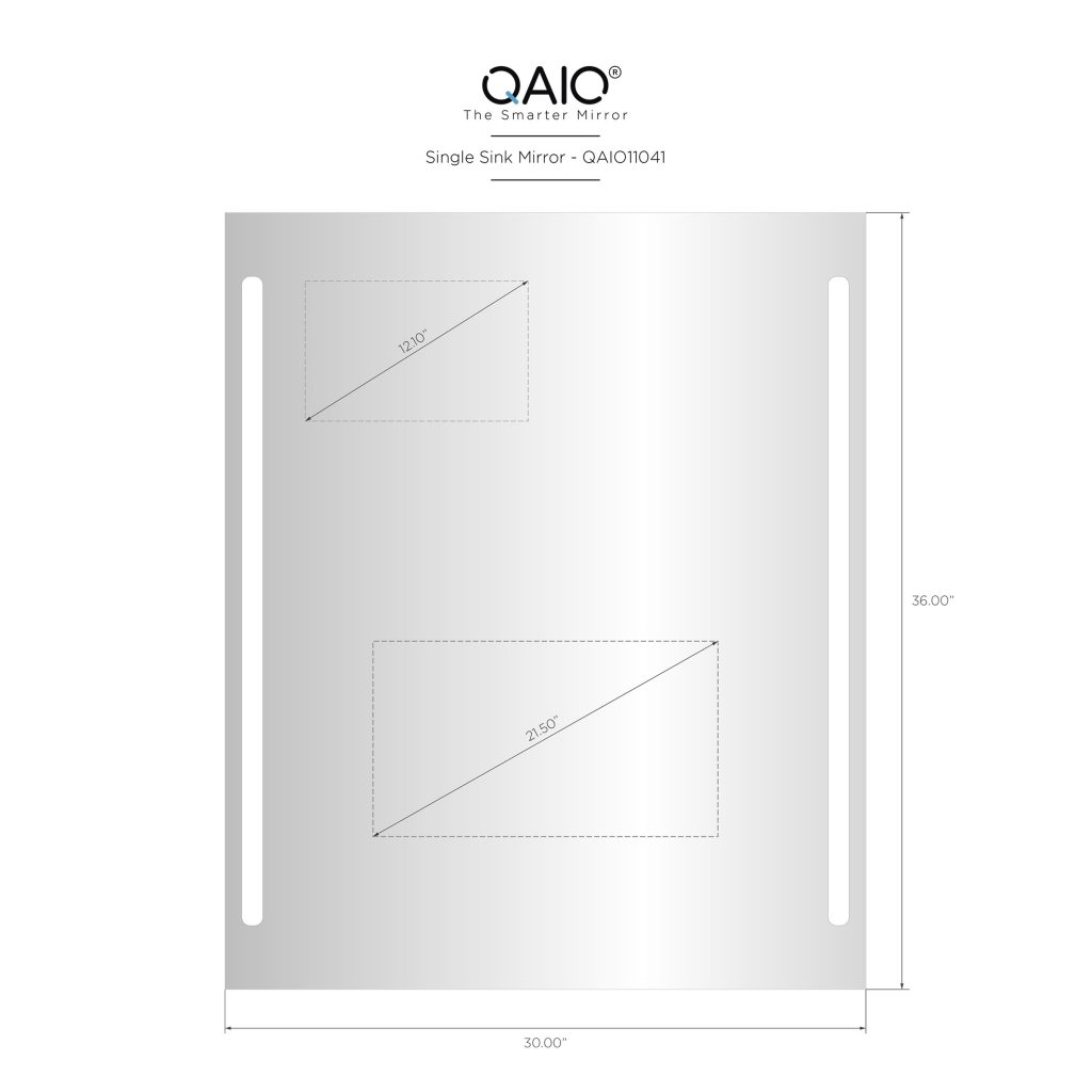 QAIO 80cm width x 100cm height, with 22” TV (QAIO11002)